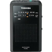 TOSHIBA デジタルチューナーを搭載 ポケットラジオ TY-APR4(K)